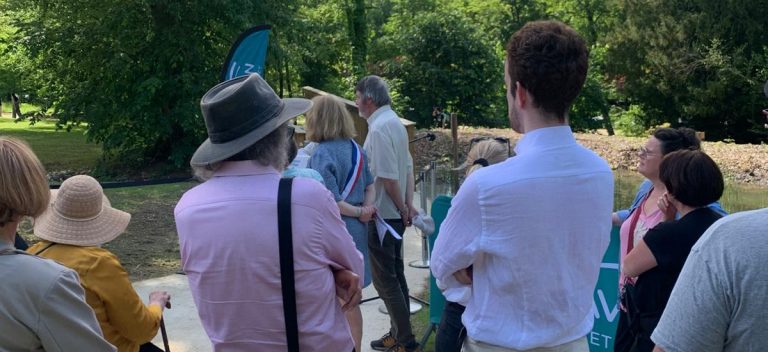 Ecologie et cadre de vie : Avon en commun à l&rsquo;inauguration du Bassin de Bel-Ebat