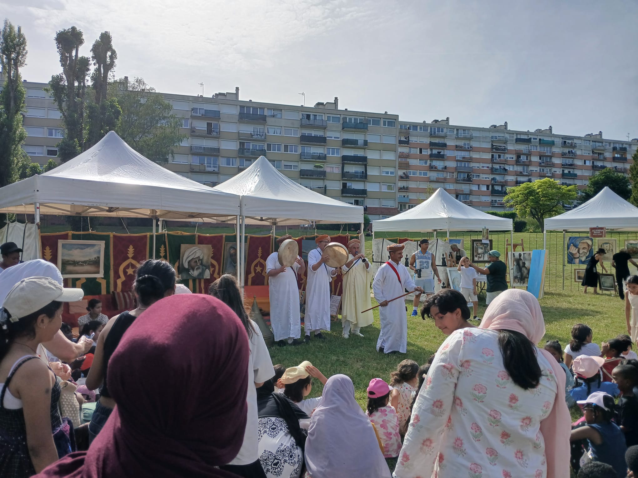 Fête de quartier aux Fougères avec la Maison des Jeunes d'Avon